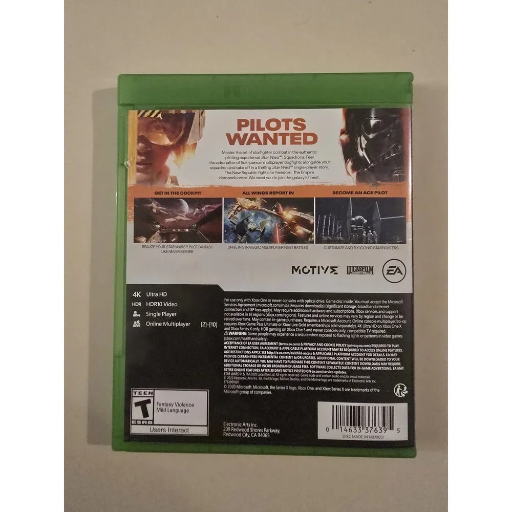 Star Wars: Squadrons - Xbox One Video Games